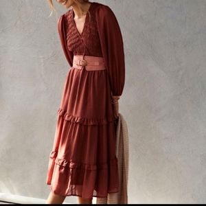 Anthropologie Tiered Maxi dress